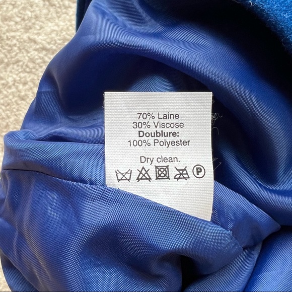 J. Crew Royal Blue Felt Pencil Skirt - Picture 11 of 11
